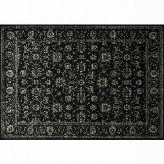 Loloi Nyla 12' X 15' Power Loomed Rug In Black