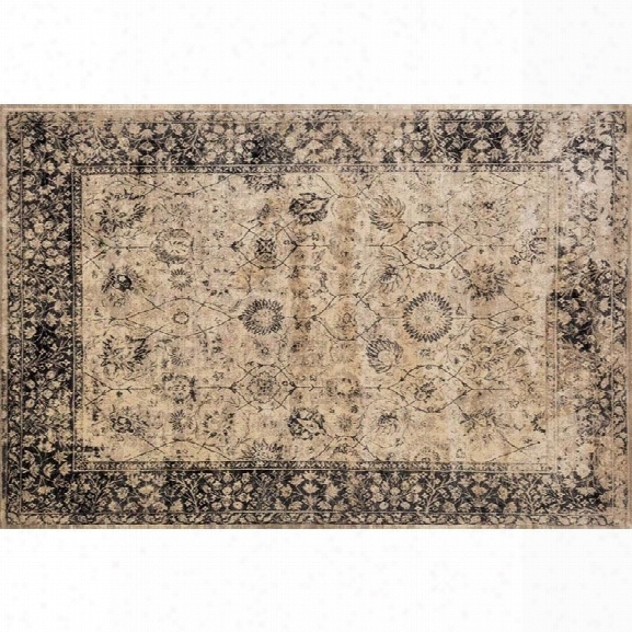 Loloi Nyla 5' X 7'6 Rug In Beige And Smoke