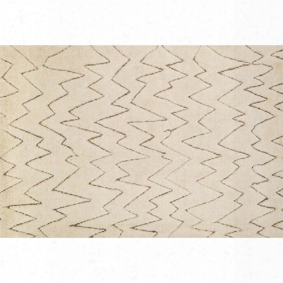 Loloi Tanzania 5'6 X 8'6 Wool Rug In Ivory