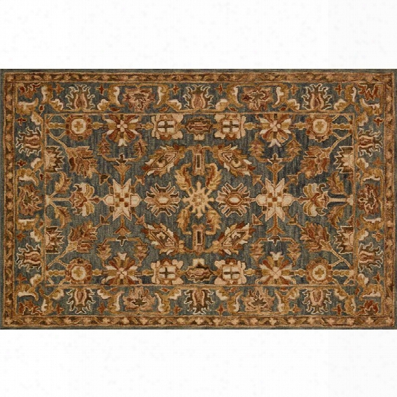 Loloi Victoria 9'3 X 13' Hand Made Wool Rug In Slate