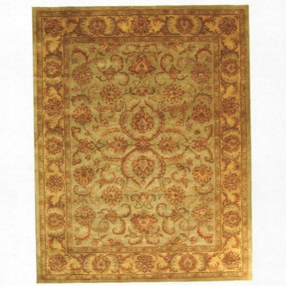 Safavieh Heritage Green Traditional Rug - 11' X 15'