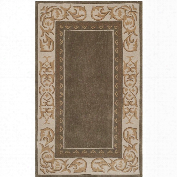 Safavieh Total Performance 9' X 12' Hand Hooked Rug In Olive And Ivory