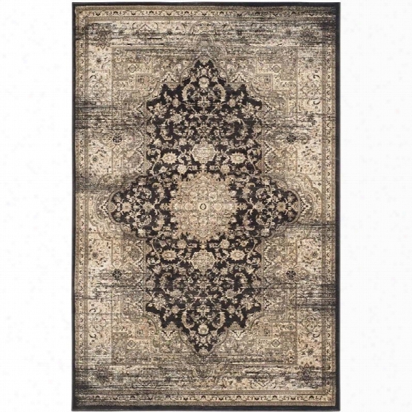 Safavieh Vintage Black Traditional Rug - 8' X 11'