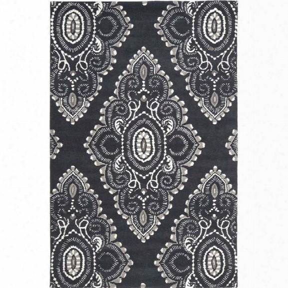 Safavieh Wyndham Dark Grey Contemporary Rug - 8'9 X 12'