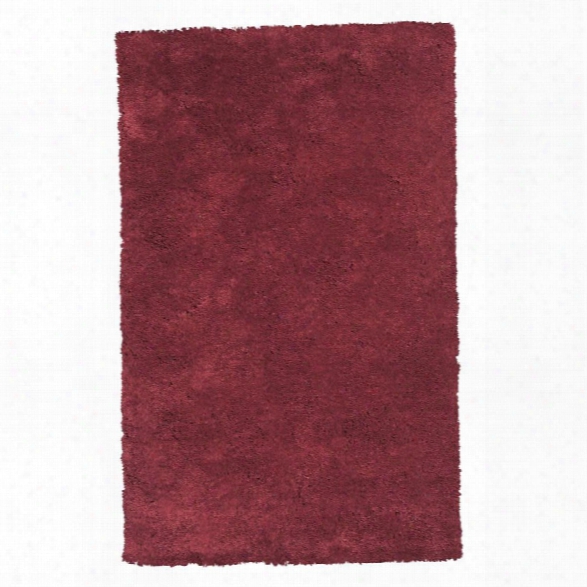 Kas Bliss 8' X 11' Hand-woven Shag Rug In Red