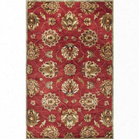 Kas Syriana 9' X 13' Hand-tufted Wool Rug In Red