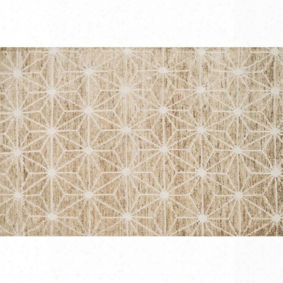 Loloi Sahara 99'6 X 13'6 Hand Knotted Jute Rug In Ivory