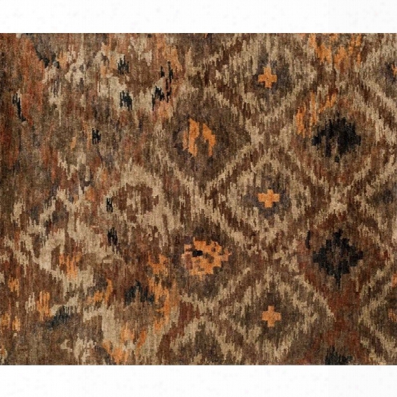 Loloi Xavier 9'6 X 13'6 Hand Knotted Jute Rug In Rustic Brown