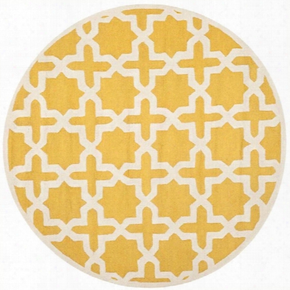 Safavieh Cambridge Gold Transitional Rug - Round 10'