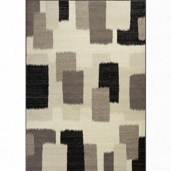 Kas Reflections 7'10 X 11'2 Rug In Black