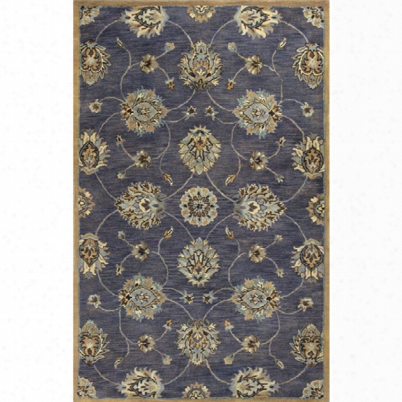 Kas Syriana 9' X 13' Hand-tufted Wool Rug In Midnight