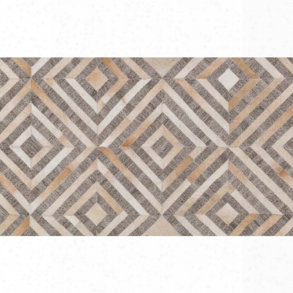 Loloi Dorado 2'6 X 8' Hide Rug In Taupe And Sand