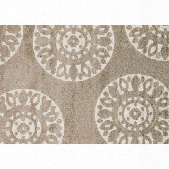 Loloi Enchant 7'7 X 10'6 Power  Loomed Rug In Beige