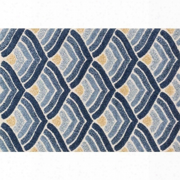 Loloi Enchant 7'7 X 10'6 Rug In Ivory And Blue