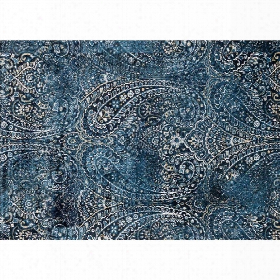 Loloi Torrance 9'3 X 13' Microfiber Rug In Navy And Indigo