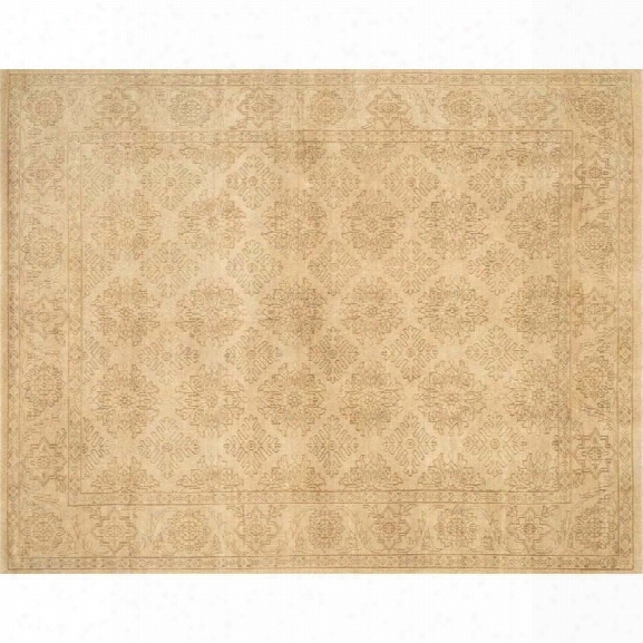 Loloi Vernon 9'6 X 13'6 Agency Knotted Wool Rug In Ivory