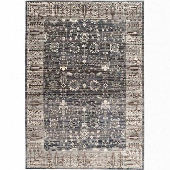 Safavieh Valencia Dark Grey Traditional Rug - 9' X 12'