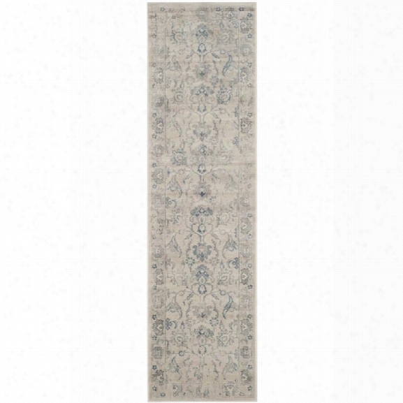 Safavieh Vintage 8' X 11' 2 Rug In Stone And Blue