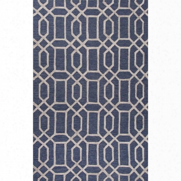 Jaipur Rugs City 8' X 11' Hand Tufted Wool And Art Silk Rug In Blue