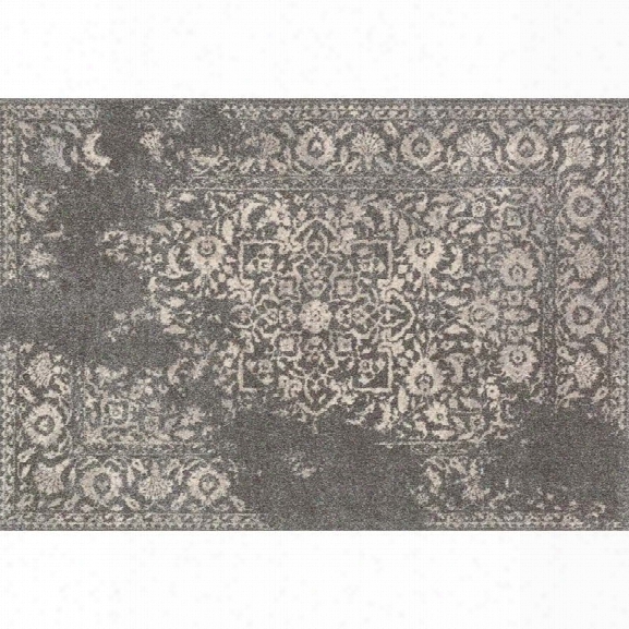 Loloi Emory 9'2 X 12'7 Rug In Charcoal And Ivory