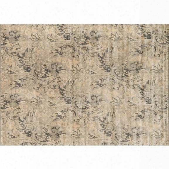 Loloi Nyla 12' X 15' Power Loomed Rug In Cream And Slate