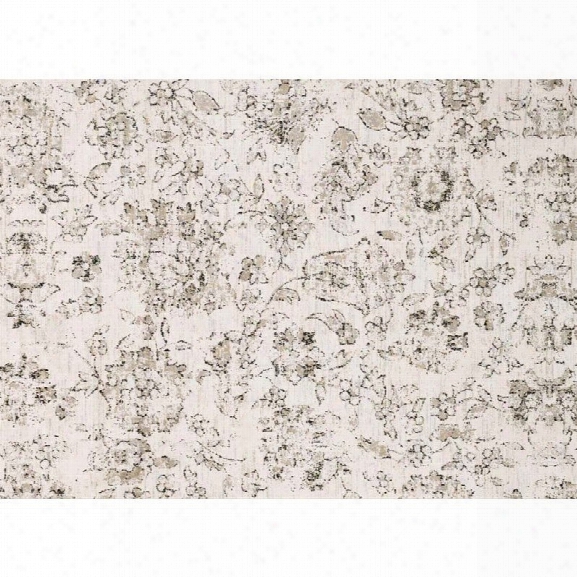 Loloi Torrance 9'3 X 13' Microfiber Rug In Ivory And Neutral
