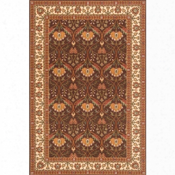 Momeni Persian Garden 9'6 X 13' Rug In Cocoa