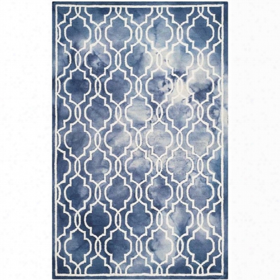 Safavieh Dip Dyed Navy Contemporary Rug - 9' X 12'