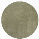 KAS Bliss 8' Round Hand-Woven Shag Rug in Sage