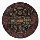 Oriental Weavers Kharma 8' Round Machine Woven Rug in Blue