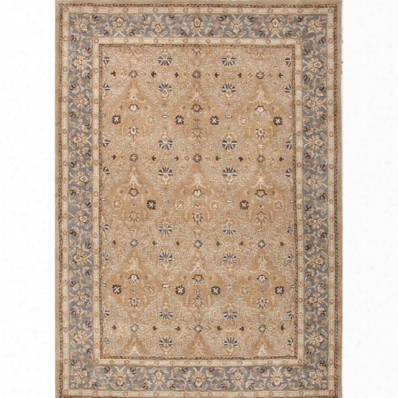 Jaipur Rugs Poeme 9'6 X 13'6 Hand Tufted Wool Rug In Taupe And Blue
