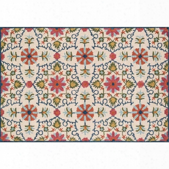 Loloi Mayfield 9'3 X 13' Hand Hooked Wool Rug In Garden