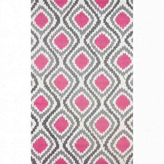 Nuloom 8'6 X 11'6 Hand Hooked Matthieu Area Rug In Pink