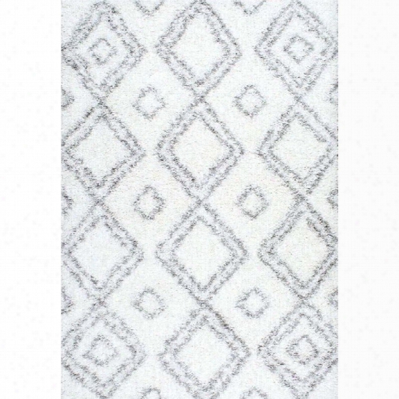 Nuloom 9'2 X 12'5 Iola Easy Shag Rug In White