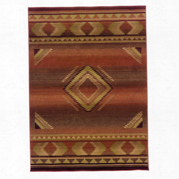 Oriental Weavers Generations 7'10 X 11' Machine Woven Rug In Red