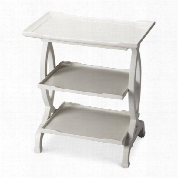 Butler Specialty Butler Loft Kimiko End Table In Glossy White