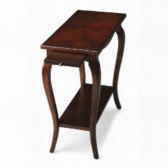 Butler Specialty Plantation Cherry Sabrina End Table In Dark Brown