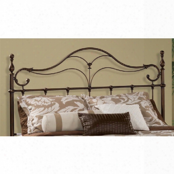 Hillsdale Bennett Full Queen Metal Spindle Headboard In Bronze