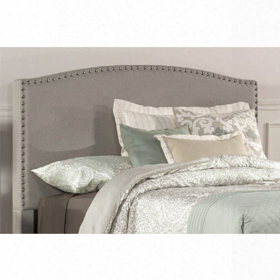 Hillsdale Kerstein Upholstered Queen Panel Headboard In Dove Gray