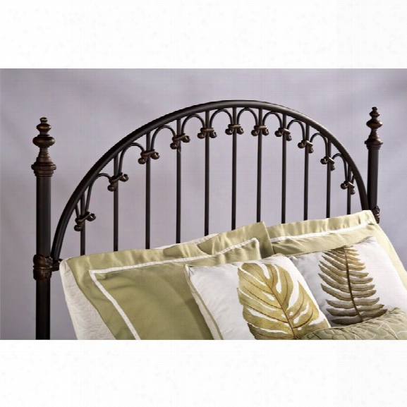 Hillsdale Kirkwell King Spindle Headboard In Brushed Bronze