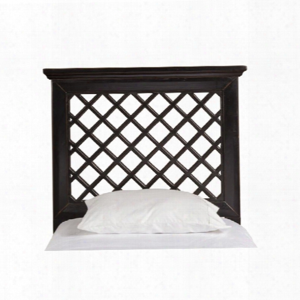 Hillsdale Kuri King Panel Headboard In Rubbed Black