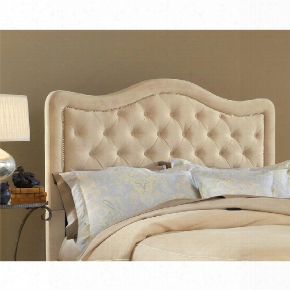 Hillsdale Trieste Upholstered King Panel Headboard In Beige