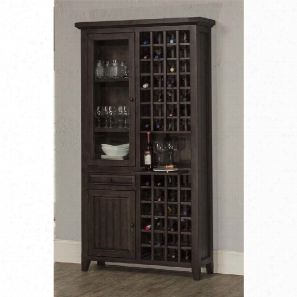 Hillsdale Tuscan Retreat Tall Wine Rack In Weathered Gray