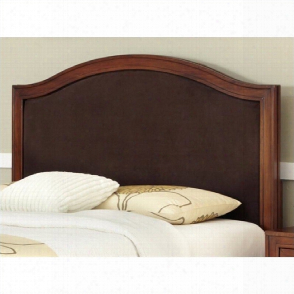 Home Styles Duet Camelback Panel Headboard In Brown-king