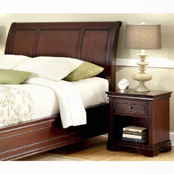 Home Styles Lafayette Sleigh Headboard And Night Stand In Espresso-queen - Full