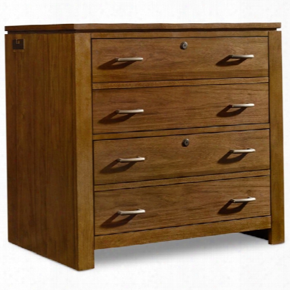 Hooker Furniture Viewpoint 2 Drawer Lateral File Cabinet In Walnut