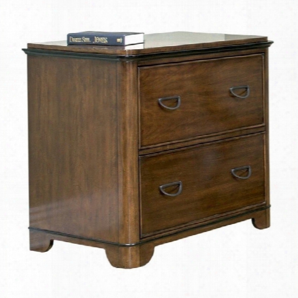 Kathy Ireland Home By Martin Kensington 2 Drawer Lateral File In Warm Fruitwood
