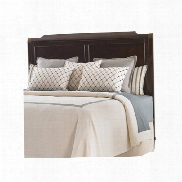 Lexington Kensington Place Bennington Wood Headboard In Oxford Brown-queen