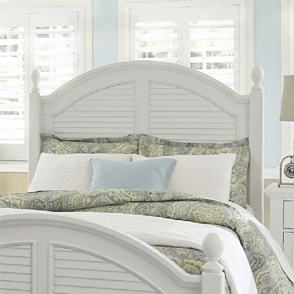 Liberty Furniture Summer House I King Poster Headboard In Oyster White