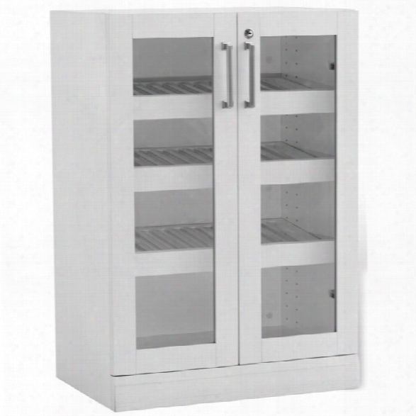 Newage Home Bar 57 Wine Display Cabinet In White